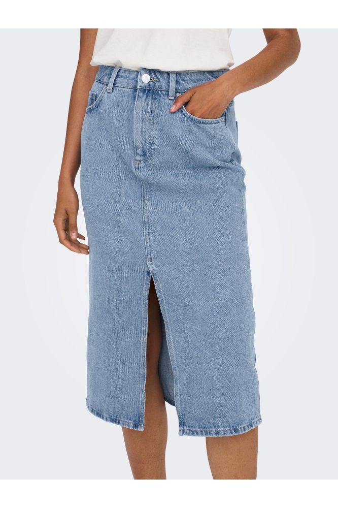 ONLBIANCA MIDI SKIRT DNM REA NOOS 15319268 LIGHT BLUE DENIM